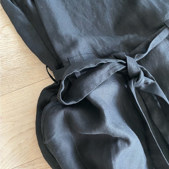 Reformation Black Linen Jumpsuit - Picture 6 of 8